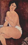 Amedeo Modigliani Sitzender Akt auf einem Sofa oil painting artist